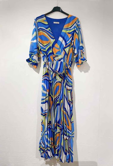 Wholesaler Kaia - Printed pleated dress