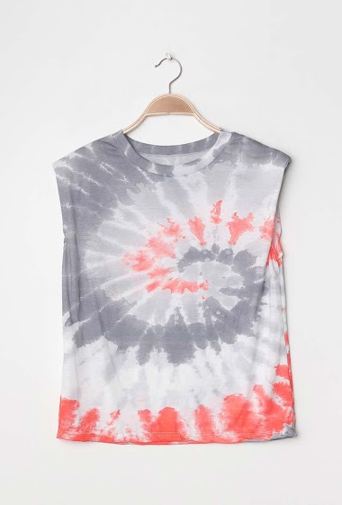 Großhändler Kaia - Tee-shirt tie& dye with shoulders pads