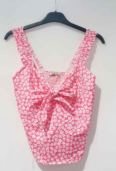 Großhändler Kaia - Printed top with bow