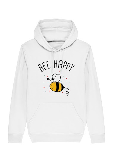 Wholesaler Kapsul - Hoodie adulte Femme - Bee Happy