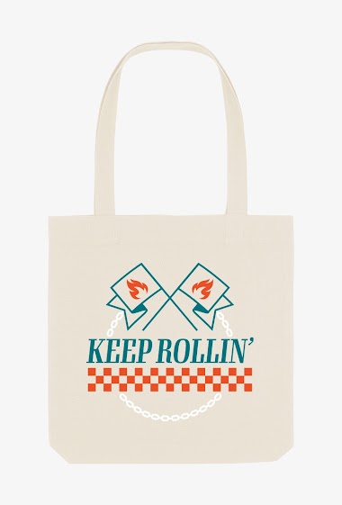 Grossiste Kapsul - Shopping bag - Keep rollin'