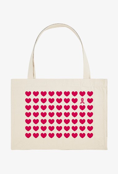 Grossiste Kapsul - Shopping bag - Octobre rose pattern