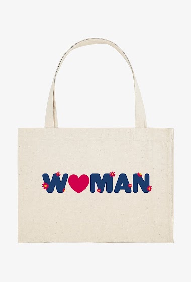 Grossiste Kapsul - Shopping bag - Woman flowers