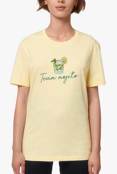 Wholesaler Kapsul - SS T-shirt  coton bio adulte Femme -  Team Mojito