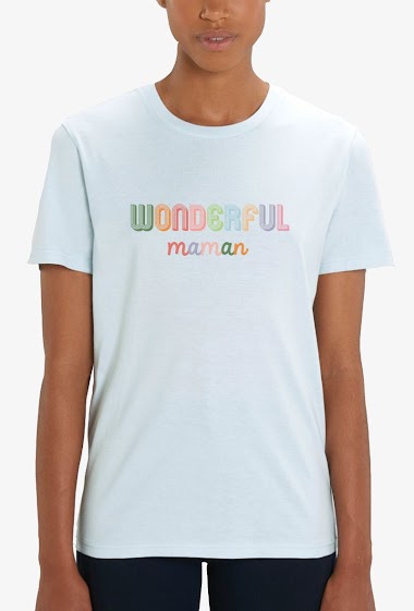 Wholesaler Kapsul - SS T-shirt coton bio adulte Femme -  Wonderful Maman