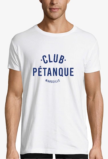 SS T-shirt coton bio  adulte Homme  - Club Pétanque