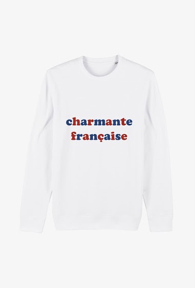 Grossiste Kapsul - Sweat Adulte Blanc - charmante française