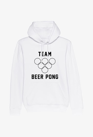 Grossiste Kapsul - Sweat Blanc  - Team Beer Pong