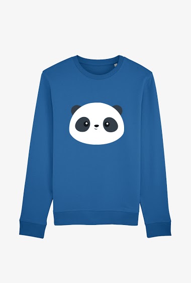 Großhändler Kapsul - Sweat enfant Bleu royal - Panda