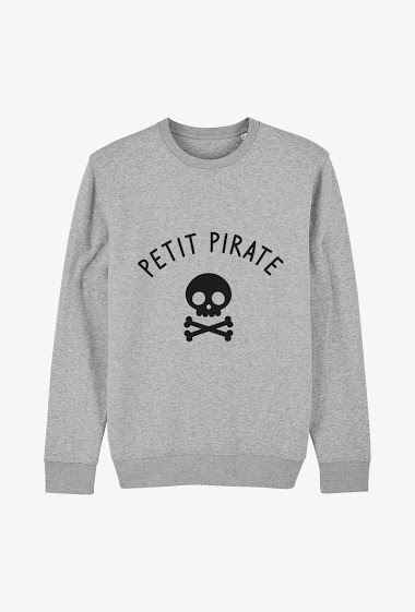Großhändler Kapsul - Sweat enfant Gris - Petit pirate