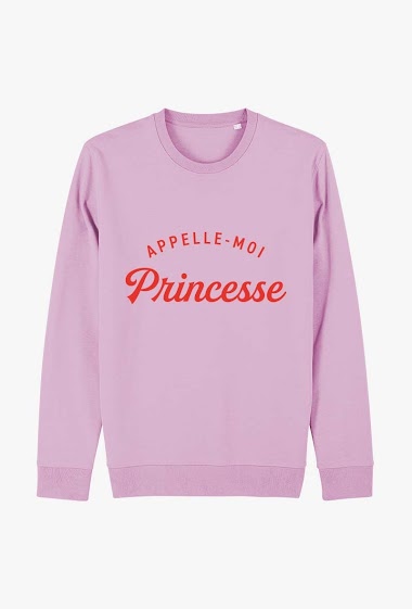 Grossiste Kapsul - Sweatshirt adulte - Appelle-moi princesse