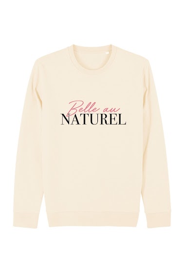 Wholesaler Kapsul - Sweatshirt adulte - Belle au naturel