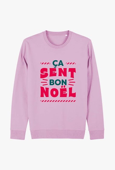 Wholesaler Kapsul - Sweatshirt adulte - Ca sent bon Noël