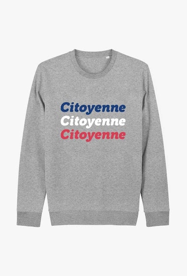 Wholesaler Kapsul - Sweatshirt adulte - Citoyenne citoyenne citoyenne