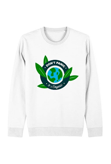 Wholesaler Kapsul - Sweatshirt adulte - Don't panic, it's organic