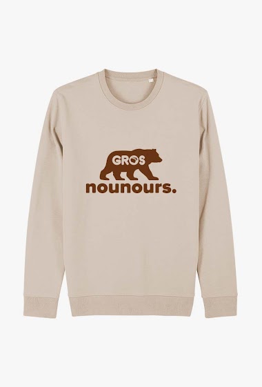 Wholesaler Kapsul - Sweatshirt adulte - Gros nounours.