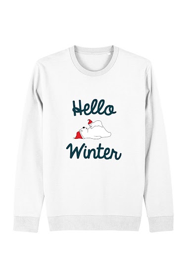 Großhändler Kapsul - Sweatshirt adulte - Hello winter
