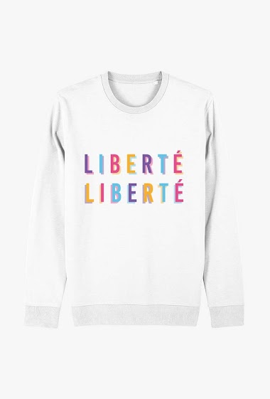 Grossiste Kapsul - Sweatshirt adulte - Liberté liberté