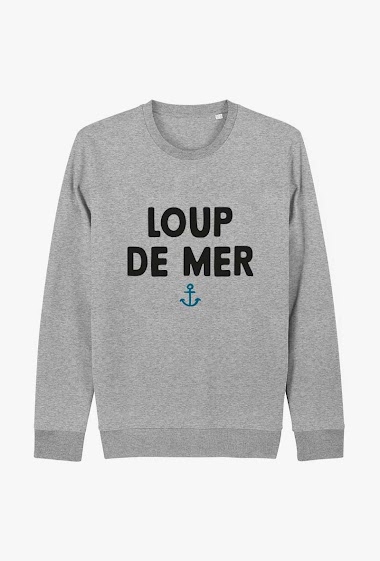 Wholesaler Kapsul - Sweatshirt adulte - Loup de mer