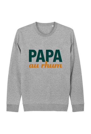 Großhändler Kapsul - Sweatshirt adulte - Papa au rhum green
