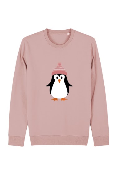Großhändler Kapsul - Sweatshirt adulte - Pinguin cute