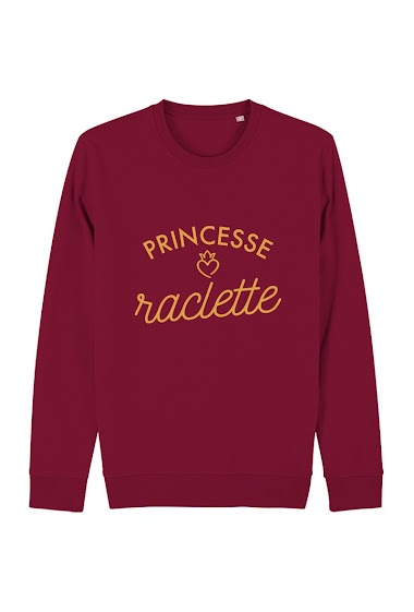 Wholesaler Kapsul - Sweatshirt adulte - Princesse raclette