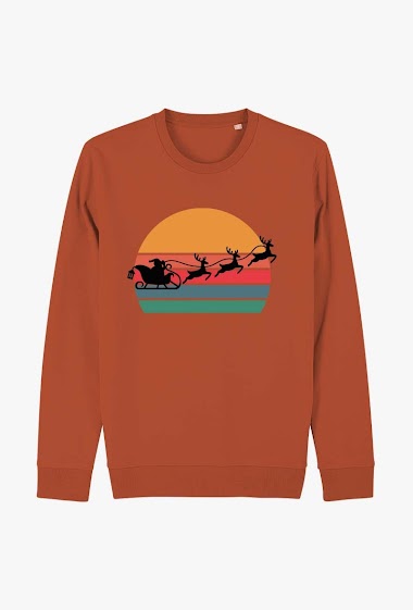 Wholesaler Kapsul - Sweatshirt adulte - Sunset Santaclaus