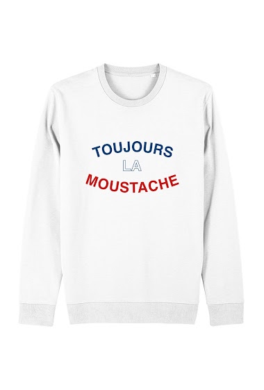Grossiste Kapsul - Sweatshirt adulte - Toujours la moustache
