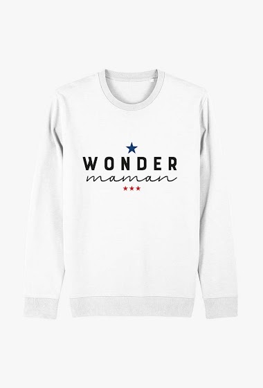 Wholesaler Kapsul - Sweatshirt adulte - Wonder maman étoiles