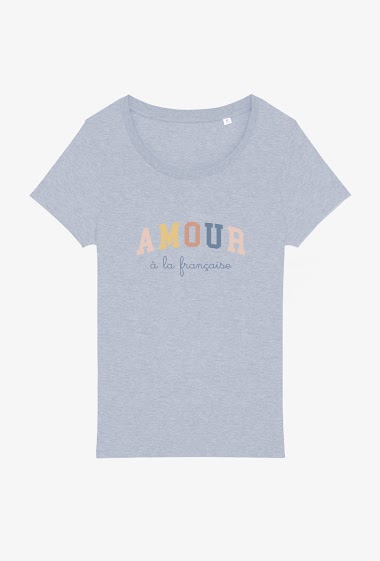 Wholesaler Kapsul - T-shirt Adulte - Amour à la française