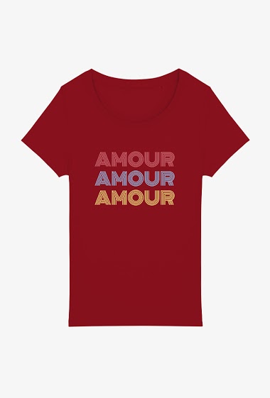Wholesaler Kapsul - T-shirt Adulte - Amour amour amour