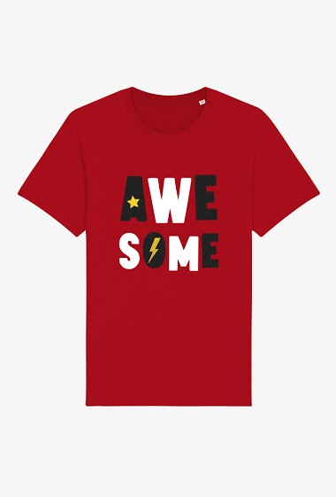 Mayorista Kapsul - T-shirt Adulte - Awesome