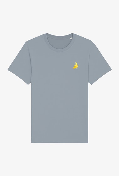 Grossiste Kapsul - T-shirt adulte - Banane cœur coupe homme