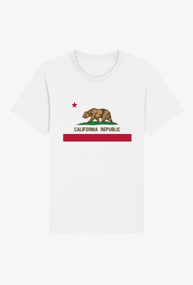 Grossiste Kapsul - T-shirt adulte - California Republic.