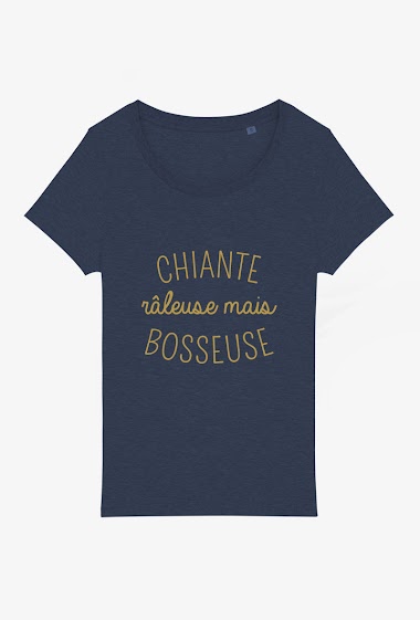 Wholesaler Kapsul - T-shirt adulte - Chiante, râleuse mais bosseuse.