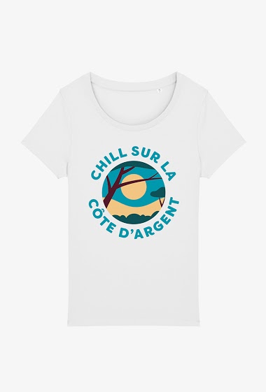 Grossiste Kapsul - T-shirt adulte - Chill sur la côte d'argent