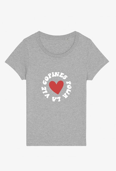 Wholesaler Kapsul - T-shirt Adulte - Copines pour la vie