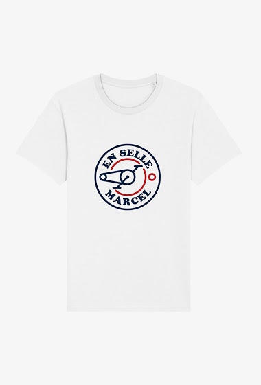 Mayorista Kapsul - T-shirt adulte - En selle Marcel