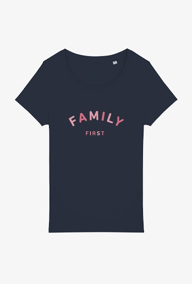Mayorista Kapsul - T-shirt Adulte - Family first