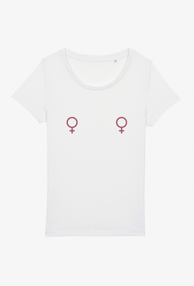 Großhändler Kapsul - T-shirt adulte - Female design boobs.