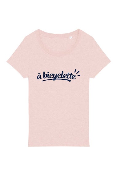 Großhändler Kapsul - T-shirt adulte Femme - A bicyclette