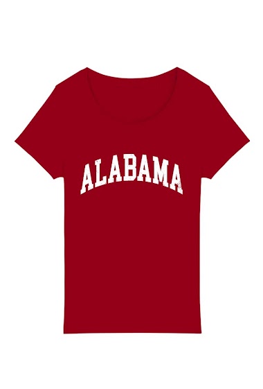 Grossiste Kapsul - T-shirt adulte Femme -  Alabama