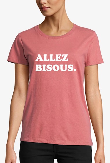 T shirt adulte Femme Allez Bisous