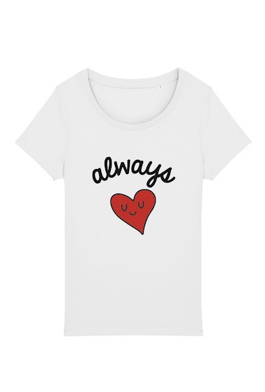 Wholesaler Kapsul - T-shirt  adulte Femme - Always