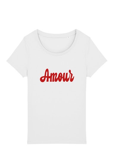 Grossiste Kapsul - T-shirt adulte Femme - Amour