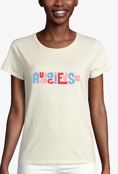 Wholesaler Kapsul - T-shirt  adulte Femme - Audacieuse