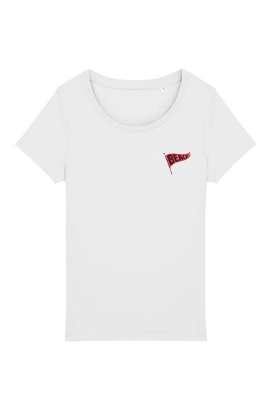 Grossiste Kapsul - T-shirt adulte Femme - Beach flag