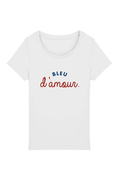 Mayorista Kapsul - T-shirt adulte Femme - Bleu d'amour