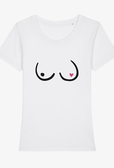 Wholesaler Kapsul - T-shirt adulte Femme -Boobs