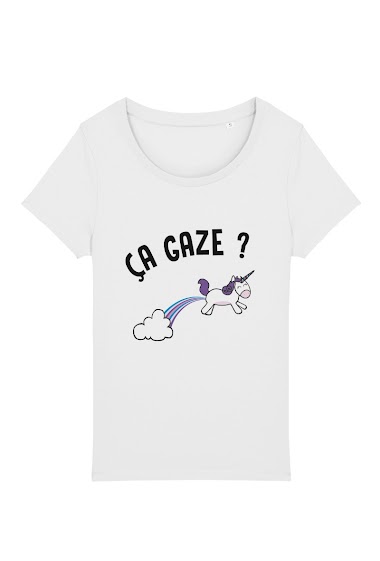 Großhändler Kapsul - T-shirt  adulte Femme - Ca gaze
